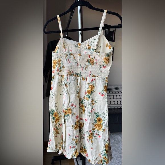 Old Navy Floral Cami Dress with Yellow and Pink Accents - Picture 2 of 5